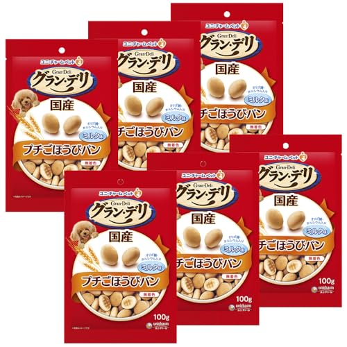 銀のさら グランデリ 犬用 おやつ きょうのごほうび プチごほうびパン ミルク味 100g×6 国産 ドッグフ..