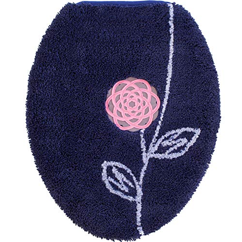 オカ トイレ フタカバー エトフ トォワ 普通型 ネイビー 送料無料