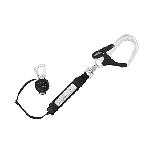 タジマ 新規格安全帯 フルハーネス型・胴ベルト型兼用シングルランヤード 常時巻取の超小型軽量リール 超軽量アルミ鍛造フックL8 オートス 送料無料