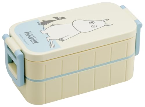 スケーター(Skater) Ag+ 弁当箱 600ml 抗菌 2段 女性用 ランチボックス 日本製 ムーミン ライトカラー YZW3AG 送料無料