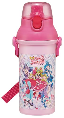 480ml/480 ml/PSB5SANAG-70705・Color:480ml・パッケージ個数:1・サイズ：横9.5×径7.9×高21cm・材質：ポリプロピレン、キャップ：飽和ポリエステル樹脂、パッキン：シリコーンゴム、バネ・ピン：ステンレス、使用抗菌剤の種類：無機抗菌剤・原産国：日本ワンプッシュで簡単オープン。 軽くて持ちやすい形状の抗菌水筒です。 SIAA抗菌加工。 Ag+銀イオンで抗菌仕様。 細菌の増殖を抑制します。 名前シール付きで幼稚園や学校にピッタリ。 食洗機対応でお手入れ簡単です。 ※熱い飲料は入れないで下さい。 ※保冷効果はございません。 ※すべての細菌の増殖を抑制するものではありません。