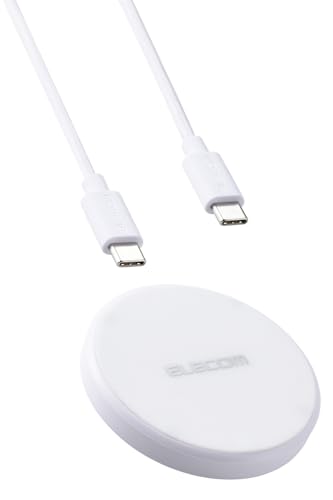 ���쥳�� �磻��쥹���Ŵ� 10W Qi�����б� ��� Type-C�����֥���° 1m �ۥ磻�� EC-QA27WH ����̵��