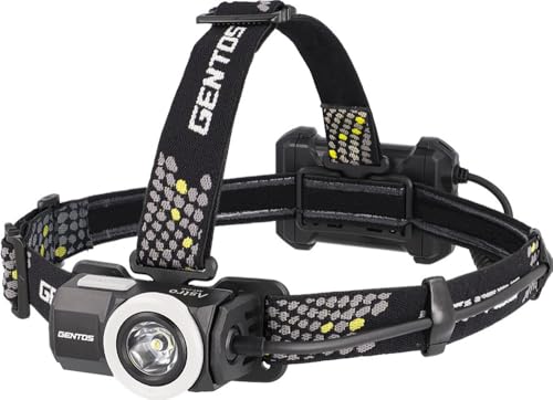 Other - GENTOS(ジェントス) LED ヘッドライト 【明るさ350ルーメン/実用点灯10時間/後部認識灯】 単3形電池3本使用 アストラム 送料無料