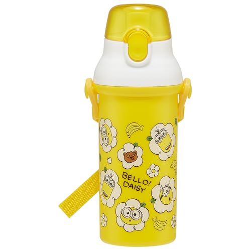 スケーター(Skater) 水筒 子供用 直飲み 480ml プラスチック ワンタッチ 食洗機対応 日本製 ミニオン 24 男の子 女の 送料無料