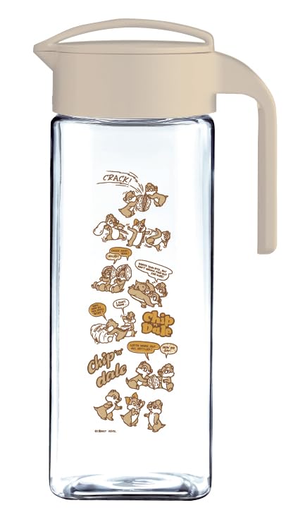 アスベル 麦茶ポット チップ＆デール スクリューロック ビオD-211C(CD25) 衛生的 2.1L ベージュ 注ぎや..