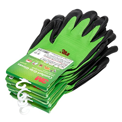 3M スリーエム 作業用手袋 コンフォートグリップグローブ グリーン XL 5双パック GLOVE-GRE-XL-5P 送料無料(4.0)