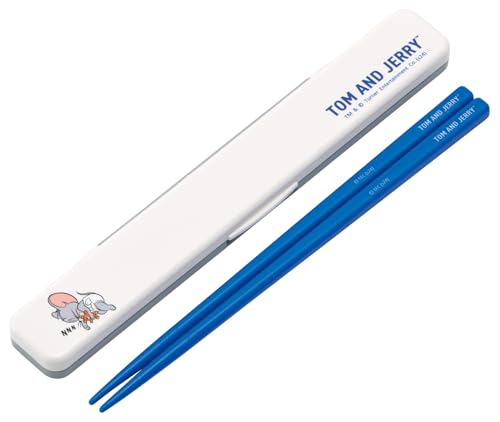 スケーター(Skater) 箸 箸箱 セット 18cm 日本製 抗菌 銀イオン Ag+ 大人用 トムとジェリー おひるね ABC3AG 送料無料