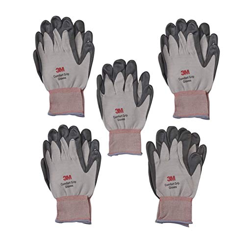 3M スリーエム 作業用手袋 コンフォートグリップグローブ グレー XLサイズ 5双パック GLOVE-XL-5P 送料無料