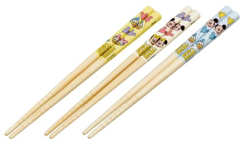 乐天商城 - スケーター(Skater) 竹箸 箸 16.5cm 3膳組 ディズニー ミッキー&フレンズ 風船 ANT2T 送料無料