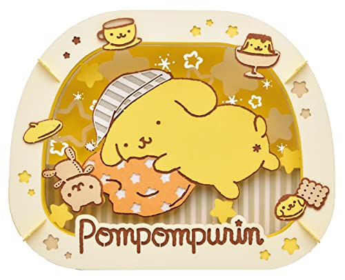 エンスカイ サンリオキャラクターズ 【リニューアル】PT-304X ねむねむプリン 約H80×W100×D42mm 紙製 送料無料