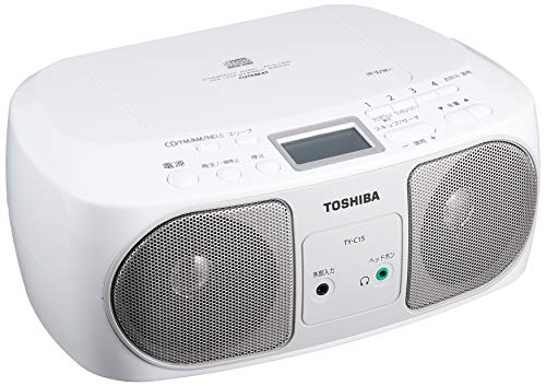 東芝 CDラジオ TY-C15 (S) AUX シルバー 送料無料