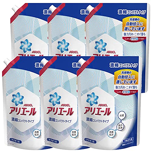 アリエール 【ケース販売】 フレッシュクリーンの香り 洗濯用合成洗剤 1000g×6袋 送料無料