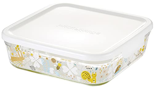 Other - iwaki(イワキ) 耐熱ガラス 密閉容器 シンジカトウ 北欧の庭 角型 1.2L B3248-SNF 送料無料