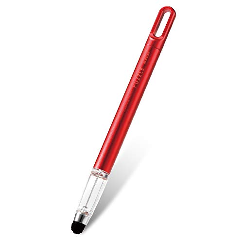 エレコム タッチペン 【 パズルゲーム専用 】 超感度タイプ スマホ/タブレット 対応 レッド P-TPGCPZRD..