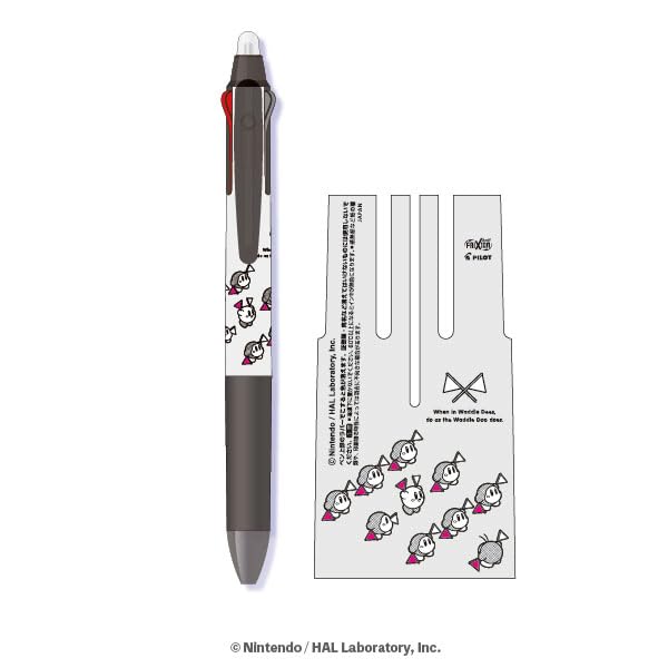 パッケージ個数:1・【サイズ】最大径φ12.8mm、全長145mm、ボール径：0.5mm(極細)商品紹介 大好評の「星のカービィ フリクションボール3 スリム」から、新柄が登場！ 「フリクションボール」は摩擦熱で筆跡を消去できる便利なボール...