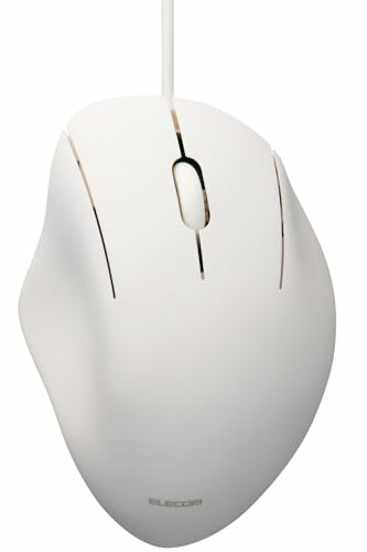 エレコム マウス SHELLPHA 有線 静音 3ボタン Sサイズ 抗菌仕様 ホワイト M-SH11UBSKWH 送料無料