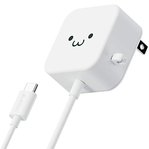 エレコム 充電器 12W Type-Cケーブル 1.5m 【 Android/タブレット 対応 】 ホワイトフェイス MPA-ACC20..