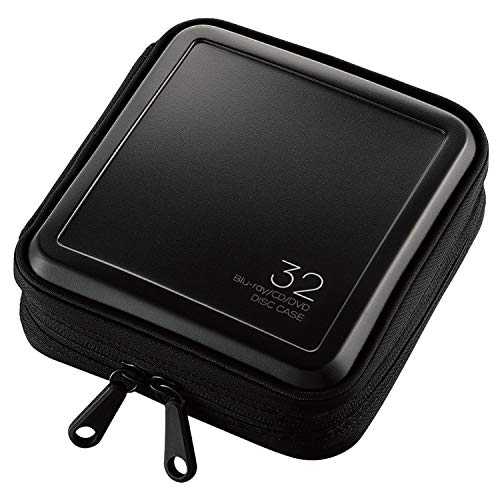 エレコム DVD BD CDケース セミハード 32枚収納 ブラック CCD-HB32BK 送料無料