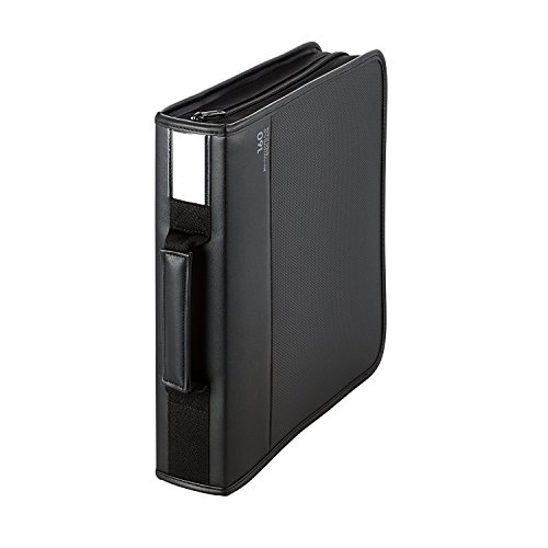 エレコム CD DVD Blu-rayケース ファスナー付 160枚収納 CCD-SSB160BK 送料無料