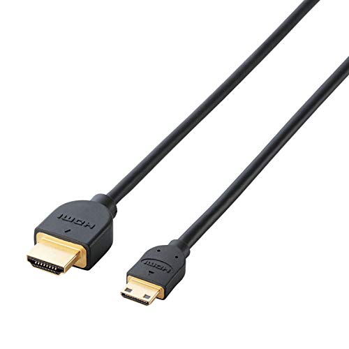 エレコム mini HDMI ケーブル 1m 4K × 2K対応 ブラック DH-HD14EM10BK 送料無料