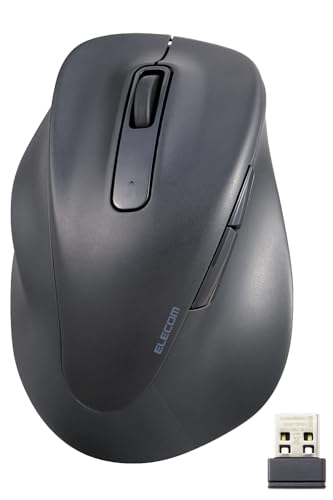 エレコム マウス ワイヤレスマウス 静音 EX-G 2023年モデル 左手用 Mサイズ 5ボタン 「AskDoctors評価..