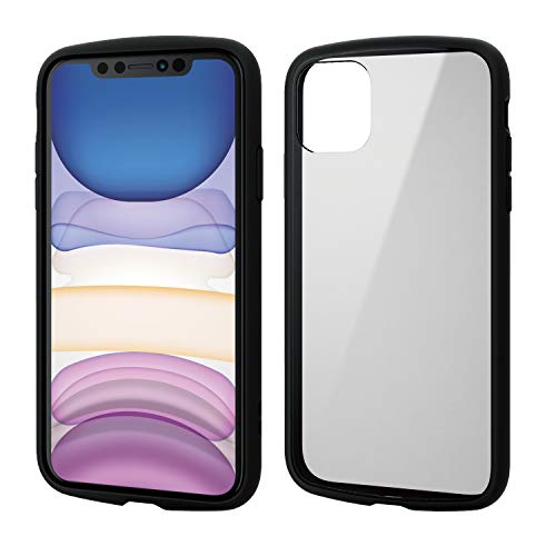 樂天商城 - エレコム iPhone 11 ケース 耐衝撃×フレーム TOUGH SLIM LITE [背面クリアタイプ] ブラック PM-A19CT 送料無料