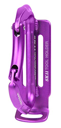 SK11(エスケー11) アルミツールフック ベルト幅50mm用 SATH-PURPLE 耐荷重3kg パープル 落下防止コード取付可能 送料無料