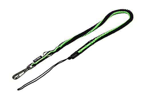 フック×アラミドループ蛍光グリーン/1kg以下/SNSC-1-AR-LGRN・Size:1kg以下Style:フック×アラミドループColor:蛍光グリーン・パッケージ個数:1・用途:工具などの落下、紛失防止・色:蛍光グリーン・自然長:800mm・最大伸長:1550mm・使用荷重:1kgまで柔軟でからみにくい、デザイン性重視のラインカラー 【用途】 工具などの落下、紛失防止 【特徴】 ・ベルトに直接取り付けも可能な中間リング付き ・アラミドループで工具に直接取り付け可能 【注意事項】 ※ロープを破損させる恐れのある、刃物や高熱には接触させないで下さい。 ※急激な荷重のかかる方法で使用しないで下さい。 ※ロープ及び部品に傷などがあるときは使用をやめて下さい。 ※ロープを工具に取り付ける際は、落下しない結び方で使用して下さい。 ※安全確保のため、指定された重さ以上の工具及びその他の製品には使用しないで下さい。 ※自然長は800mm設定ですが製品特性上、ばらつきがあります。