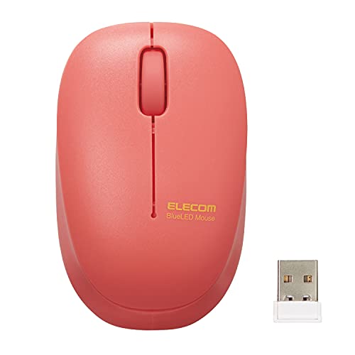 エレコム ワイヤレスマウス 静音 抗菌加工 3ボタン Sサイズ 子ども用 オンライン学習 ギガスクール 2.4GHz BlueLED レ 送料無料