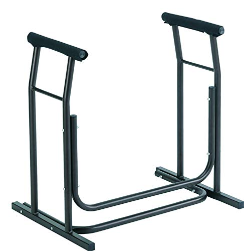 カクセー トイレセーフティロール II ブラック 66×49×64.5cm トイレ用立ち座り補助 送料無料