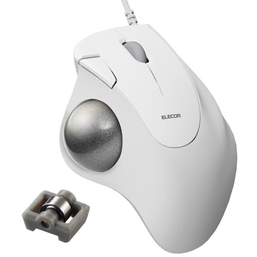エレコム 有線 トラックボールマウス IST ベアリング支持 親指操作 36mmボール 5ボタン Windows Mac Chromeb 送料無料