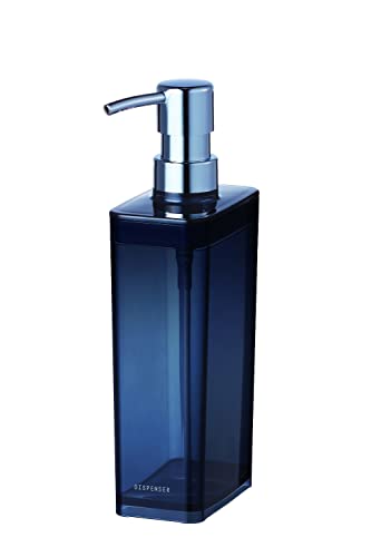 アスベル ディスペンサースリム S550 シャンプー トリートメント ポンプ式ボトル ダークネイビー 送料無料