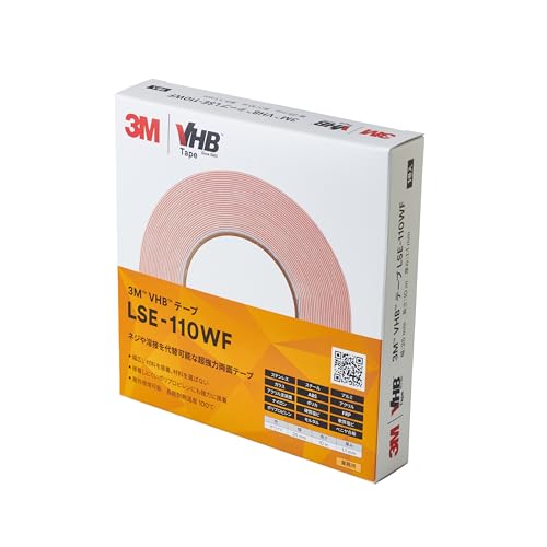 乐天商城 - 3M 屋内 屋外 多用途 VHB テープ LSE-110WF 白 25 mm x 10 m 1.1 mm厚 送料無料