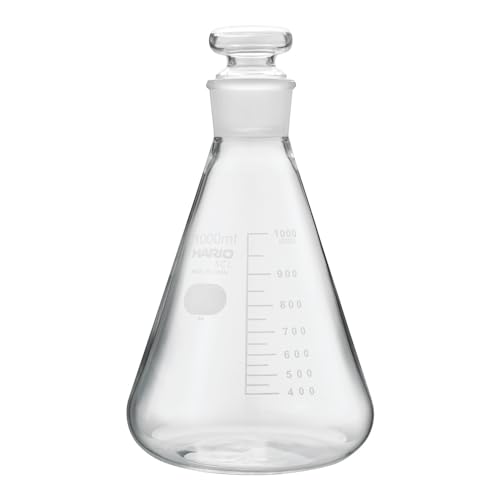 ハリオ(Hario) 共栓三角フラスコ 1000mL TS38 TSF-1L-SCI 送料無料(4.0)
