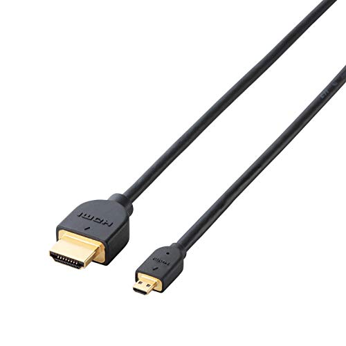 micro HDMI (ノーマル)ブラック/3.0m/DH-HD14EU30BK・Size:3.0mStyle:micro HDMI (ノーマル)・パッケージ個数:1・4K2K、3DフルHDに対応した、HIGH SPEED with Ethernet認証済みの“イーサネット対応HIGH SPEED HDMI-Microケーブル(カテゴリー2)です。・ハイビジョン対応の液晶テレビ、プラズマテレビ、プロジェクターなどHDMI入力端子(Type A)付きのAV機器と、HDMI-Micro出力端子(TypeD)を持つ機器を接続できます。・1本のケーブルで、映像信号と音声信号をデジタルのままで高速伝送するだけでなく、イーサネット信号の双方向通信を実現します。・100Mbpsのイーサネット通信を実現する、HEC(HDMIイーサネットチャンネル)に対応しています。・デジタル音声をテレビなどの表示機器からAVアンプなどの出力機器へ伝送できる、ARC(オーディオリターンチャンネル)に対応しています。【 仕様 】 ■対応機種:HDMI(タイプA・19ピン)側:HDMI入力端子を持つ液晶テレビ、プラズマテレビ、プロジェクター等、HDMI(タイプD・19ピン)側:HDMI-Micro出力端子を持つ機器 ■規格:HDMI (High Speed HDMI Cable with Ethernet)認証 ■ケーブルタイプ:ノーマルタイプ ■伝送速度:10.2Gbps ■対応解像度:4K×2K対応 ■シールド方法:3重シールド ■プラグメッキ仕様:金メッキ ■ケーブル長:3.0m ■カラー:ブラック ■コネクタ形状:HDMI(タイプA・19ピン) - HDMIマイクロ(タイプD・19ピン) 【 説明 】 ■4K2K、3DフルHDに対応した、HIGH SPEED with Ethernet認証済みの“イーサネット対応HIGH SPEED HDMI-Microケーブル(カテゴリー2)です。 ■ハイビジョン対応の液晶テレビ、プラズマテレビ、プロジェクターなどHDMI入力端子(Type A)付きのAV機器と、HDMI-Micro出力端子(TypeD)を持つ機器を接続できます。 ■1本のケーブルで、映像信号と音声信号をデジタルのままで高速伝送するだけでなく、イーサネット信号の双方向通信を実現します。 ■100Mbpsのイーサネット通信を実現する、HEC(HDMIイーサネットチャンネル)に対応しています。 ■デジタル音声をテレビなどの表示機器からAVアンプなどの出力機器へ伝送できる、ARC(オーディオリターンチャンネル)に対応しています。 ■色深度は従来の24bit(Full Color:フルカラー)から、30/36/48bit(Deep Color:ディープカラー)まで対応し、より豊かな色表現が可能です。 ■サビなどに強く信号劣化を抑える金メッキプラグを採用しています。 ■外部ノイズの干渉から信号を保護する3重シールドケーブルを採用しています。 ■コネクタ部にもノイズを軽減する金属シェルコネクタを採用しています。 ■外部ノイズの影響を受けにくい、ツイストペア構造を採用しています。 ■EUの「RoHS指令(電気・電子機器に対する特定有害物質の使用制限)」に準拠(10物質)しています。 【商品に関するお問い合わせ】 エレコム総合インフォメーションセンター TEL. 0570-084-465 FAX. 0570-050-012 受付時間 / 10:00~19:00 年中無休