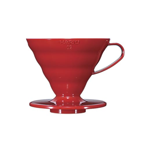 HARIO(ハリオ) V60 透過ドリッパー 02 レッド 1~4杯用 コーヒー ハンドドリップ 日本製 VDR-02-R 送料無料