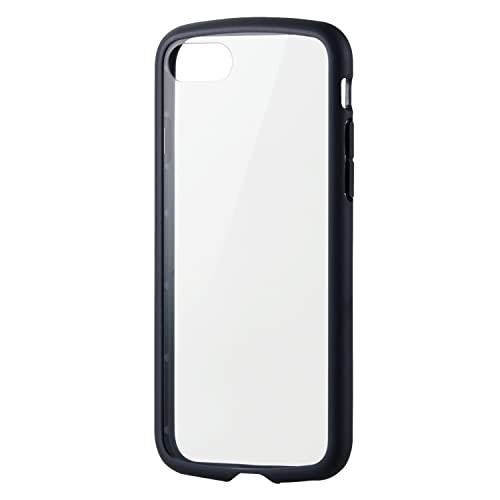 Rakuten - エレコム iPhone SE (第2世代/第3世代) / 8 / 7 用 ケース 耐衝撃 背面クリア TOUGH SLIM LITE ブ 送料無料