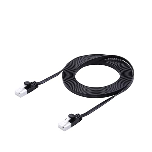 エレコム LANケーブル CAT6A 3m ツメが折れない 爪折れ防止コネクタ スーパーフラット ブラック ECLD-GFATBK30 送料無料