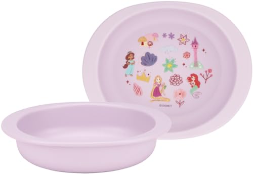 スケーター(Skater) ベビー食器 小皿 子供用 5ヵ月頃〜 抗菌 プラスチック製 290ml ディズニー プリン..