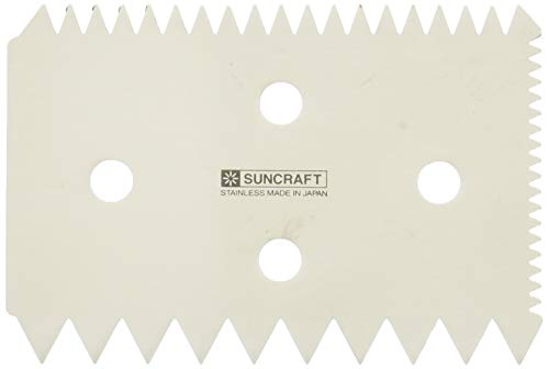 サンクラフト デコレーションコーム 日本製 ステンレス 食洗機対応 製菓 パティシエール PP-530 シルバー 送料無料