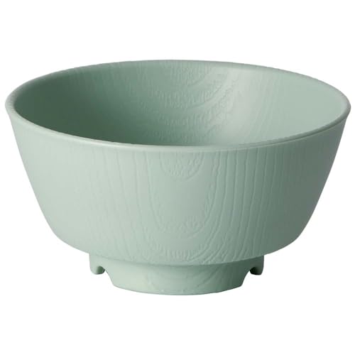 スケーター(Skater) 持ちやすい 汁碗 330ml プラスチック 食器 木目 グリーン バイオマス原料使用 電子レンジ 食洗機対応 送料無料