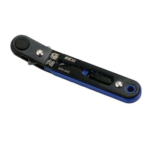 SK11(エスケー11) 極細ラチェットドライバー60 ベントアップ 3サイズ対応(ビット格納式) クラス最高60山ギアで滑らかな操作性 送料無料