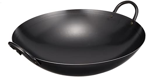 Double Sided Fry Pans - 遠藤商事 業務用 中華鍋 39cm 打出 鉄 日本製 ATY03039 送料無料