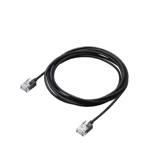 エレコム LANケーブル CAT6A 2m スーパースリム ブラック ECLD-GPASSBK2 送料無料