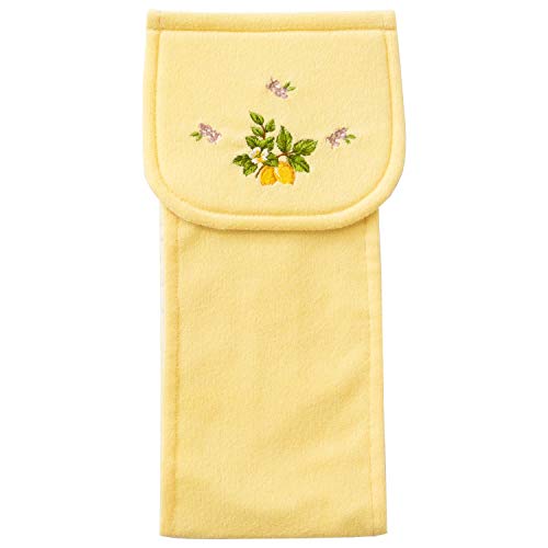 オカ(OKA) プロヴァンス シエル トイレットペーパーホルダーカバー イエロー (かわいい トイレ おしゃ..