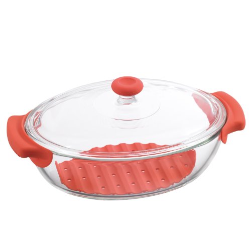 iwaki(イワキ) 耐熱ガラス レンジココット アレンチン アプリコットピンク 1.3L KT652-P 送料無料