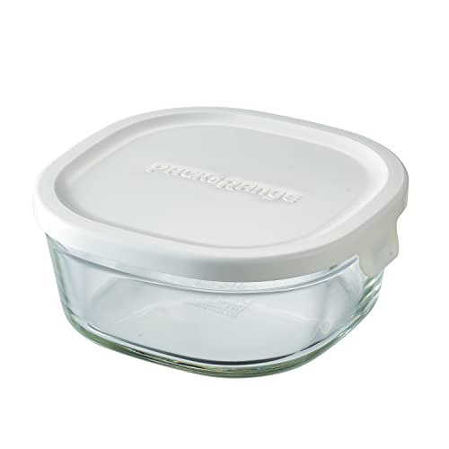 iwaki イワキ 保存容器 パック&レンジ 浅型 S ミニ 450ml ホワイト 冷凍 オーブン レンジ 可能 送料無料