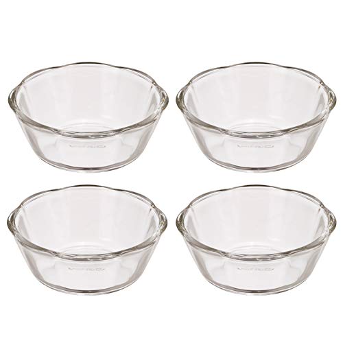 HARIO(ハリオ) 耐熱ガラス製スイーツボウル 200 4個セット 日本製 SWB-2012 送料無料