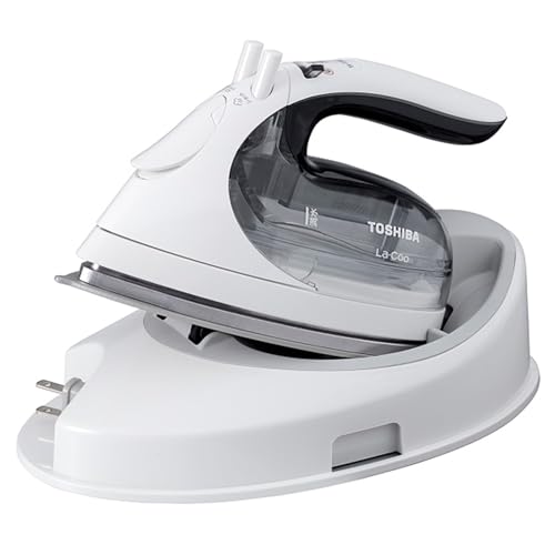 TOSHIBA(東芝) アイロン スチーム 衣類スチーマー コードレス TA-FV560(H) コンパクト 送料無料