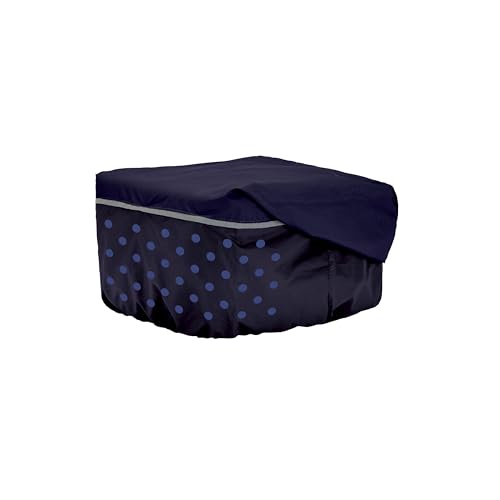 パナソニック(Panasonic) リア用バスケットカバー 自転車 ネイビー・ドットパターン NSAR154-V 送料無料
